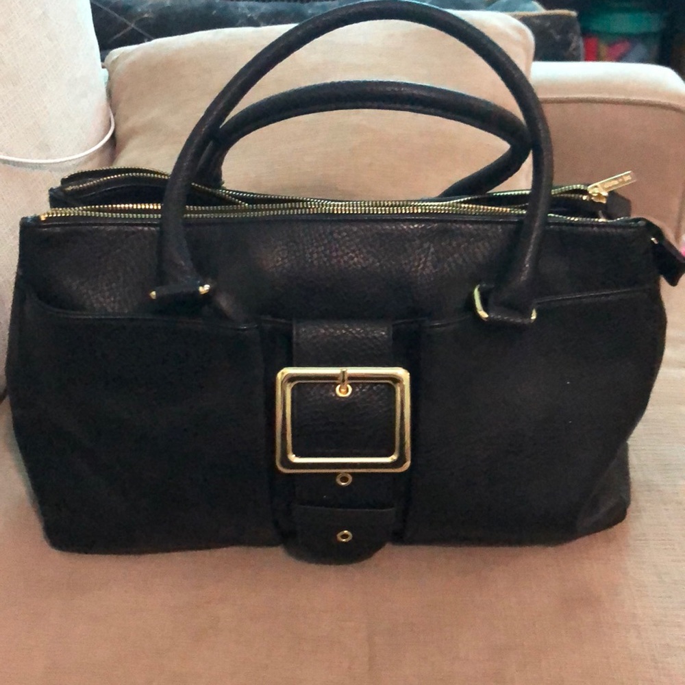 Olivia + Joy large black satchel